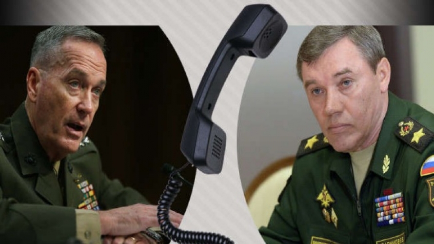 رئيس هيئة الأركان الروسية يبحث هاتفيا مع نظيره الأمريكي الوضع في سوريا