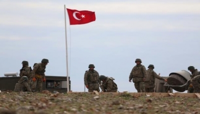 جيش الاحتلال التركي يعلن قصف مدينة عفرين في سورية