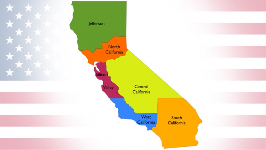 كاليفورنيا قد تنقسم إلى شطرين