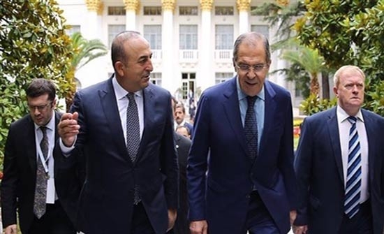 ترتيبات مؤتمر سوتشي في مكالمة بين وزيرا خارجية روسيا وتركيا 
