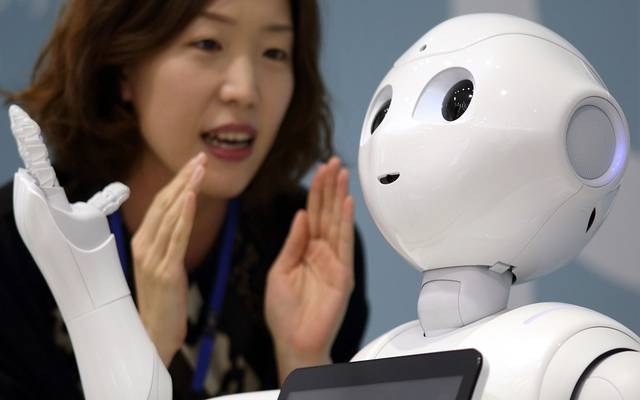 روبوت لتقديم الأخبار في اليابان