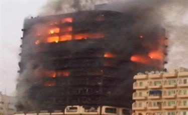 الإمارات.. وفاة 5 أشخاص في حريق بناية بالشارقة