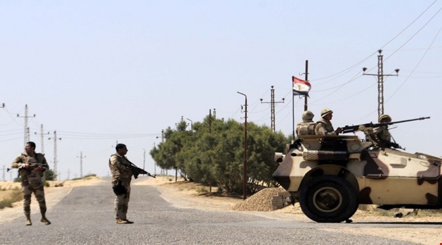 القوات المصرية تحبط تسلل ارهابيين إلى الحدود الغربية