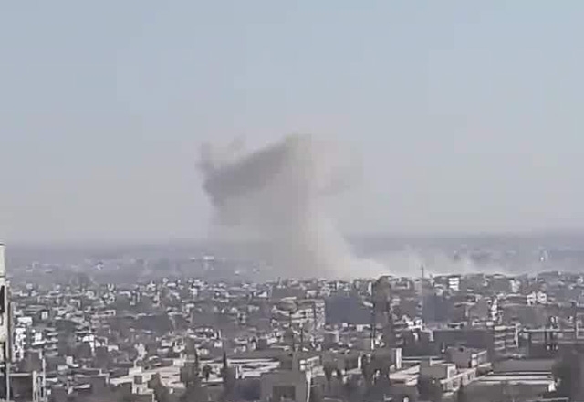مشاهد من استهداف الطيران الحربي لاوكار الارهابيين في الغوطة الشرقية
