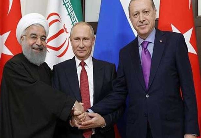 قمة تركية إيرانية روسية حول سوريا في أبريل