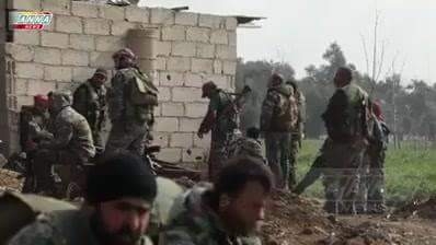 مشاهد توثيقية من بطولات الجيش السوري في معارك الغوطة الشرقية