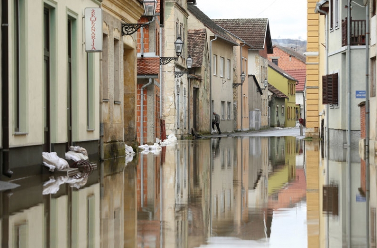  فيضانات في كرواتيا بسبب ذوبان الثلوج