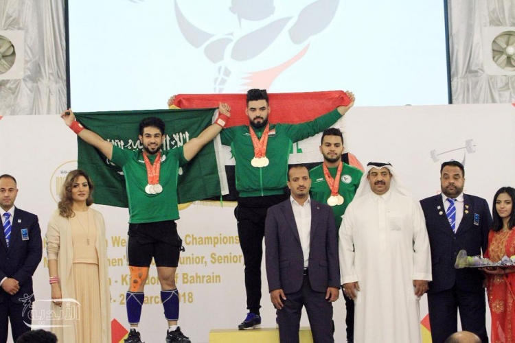 26 ميدالية متنوعة لمنتخب سورية برفع الأثقال في بطولة غرب آسيا