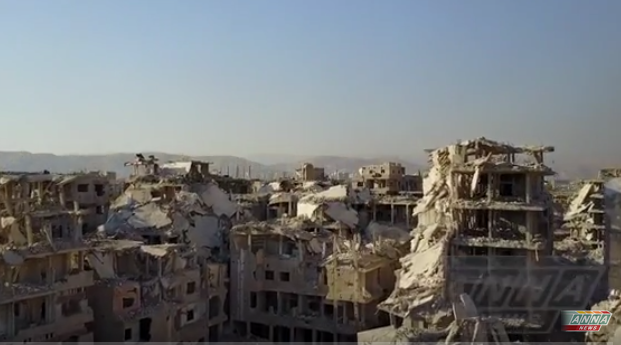  بالفيديو.. مشاهد تعرض للمرة الأولى من الغوطة الشرقية