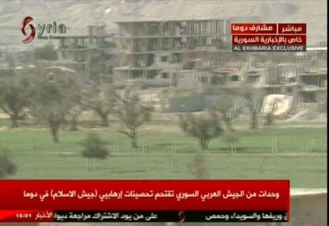 بالفيديو.. وحدات الاقتحام في الجيش السوري تتقدم في دوما