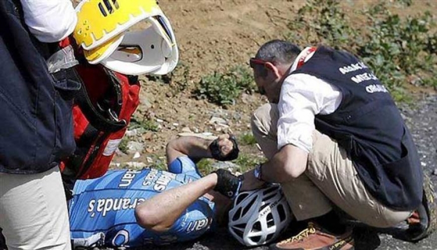 وفاة دراج بلجيكي بعد سقوطه اثر نوبة قلبية خلال طواف في فرنسا