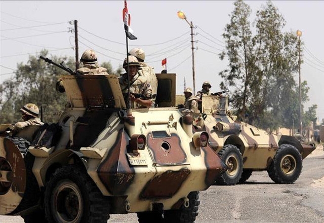 الجيش المصري يقتل 13 «تكفيريا» شمالي سيناء