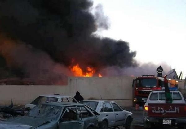 حريق خط نقل نفط في ليبيا يتسبب بخسائر كبيرة  
