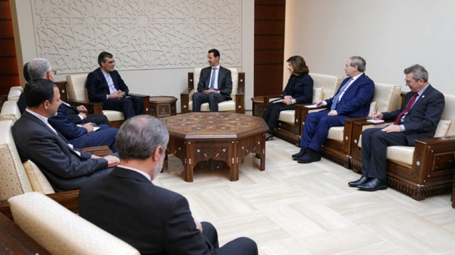 الرئيس الأسد لأنصاري: سنواصل الحرب على الإرهاب حتى استعادة كامل الأراضي السورية
