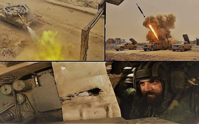 شاهد كيف يخوض الجيش السوري أشرس المعارك في الحجر الأسود جنوب دمشق