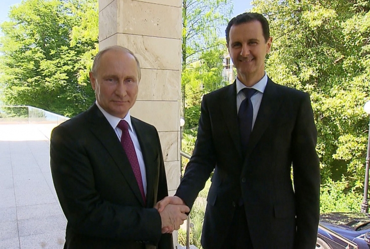 الرئيس الأسد يلتقي الرئيس بوتين في سوتشي