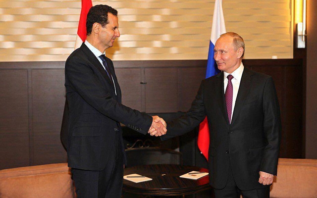 بالفيديو .. من استقبال بوتين للرئيس الأسد في سوتشي اليوم