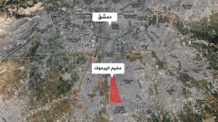 بالفيديو.. لحظة انفجار كبير يهز مخيم اليرموك جنوب دمشق 