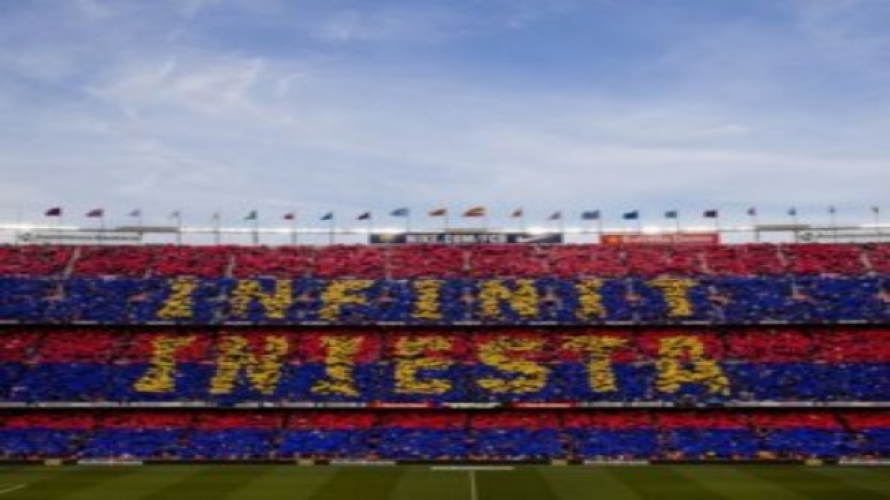 بالفيديو ..جماهير برشلونة تودع “الرسام” إنييستا