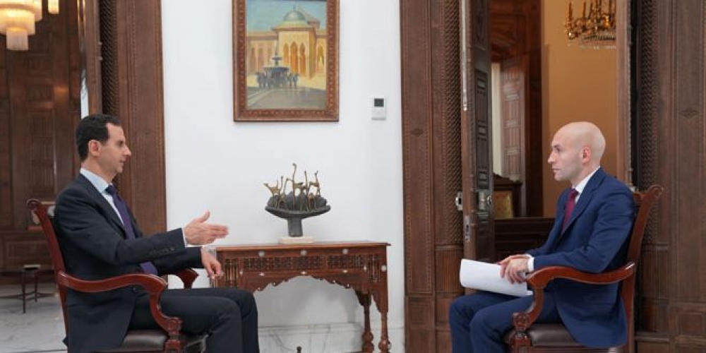 الرئيس الأسد لقناة روسيا اليوم: سنحرر كل جزء من سورية وعلى الأمريكيين أن يغادروا وسيغادرون