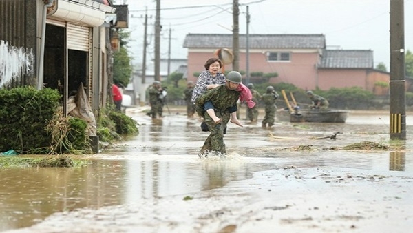 اليابان تعلن عن حصيلة ضحايا السيول الأخيرة