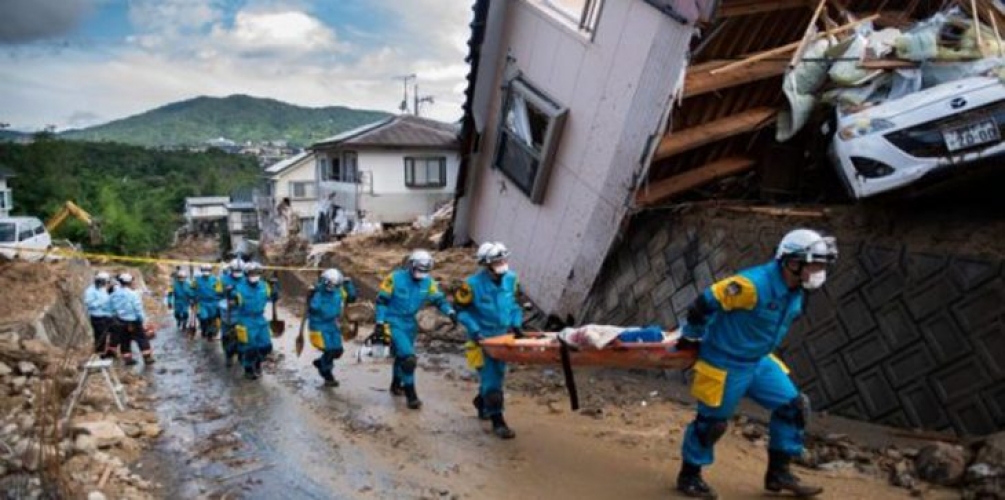 عدد ضحايا فيضانات اليابان تجاوز 176 وتحذيرات من سيول جديدة
