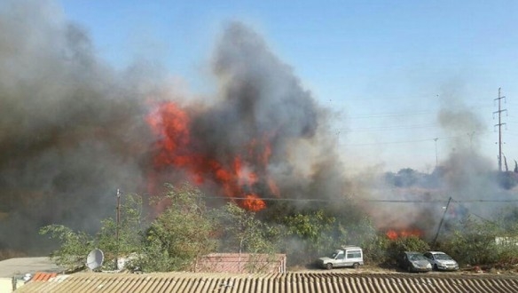 خسائر ملايين اليورو في ألمانيا بسبب حريق في مستودع للخشب