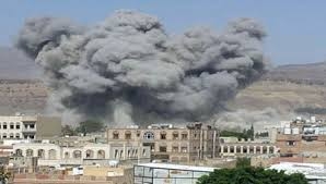 غارتان لطيران العدوان السعودي على محافظة المحويت تودي بحياة يمني وإصابة اثنين 