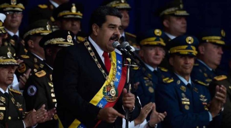 مادورو يعلن عن اعتقال بعض ممن كانوا وراء محاولة اغتياله