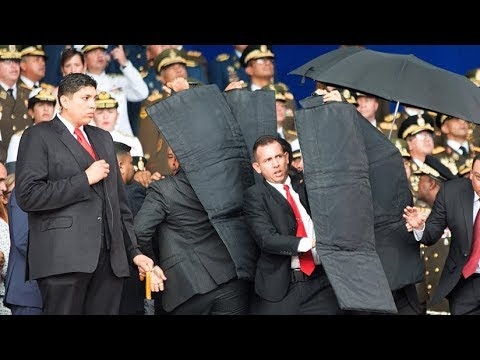 بالفيديو: لحظة محاولة اغتيال رئيس فنزويلا!
