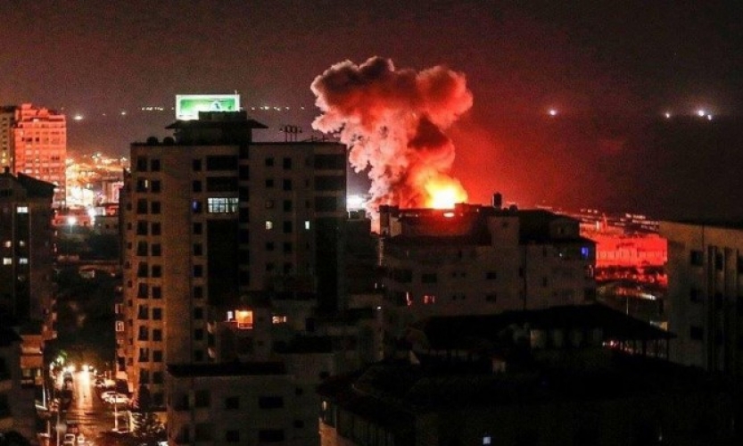 جيش العدو يقصف أكثر من 100 هدف في قطاع غزة!