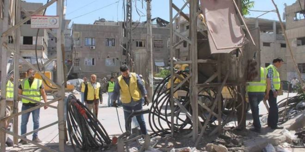 13 منطقة في الغوطة الشرقية مؤمنة في الكهرباء.. وباقي المناطق قريبا! 