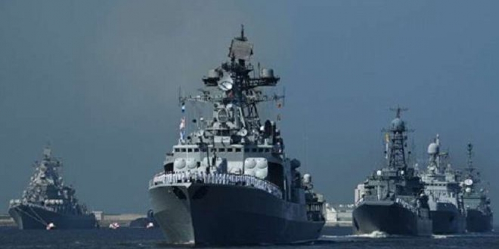 القوات الروسية تغلق مناطق بحرية واسعة شرق المتوسط لاجراء مناورات تدريبية
