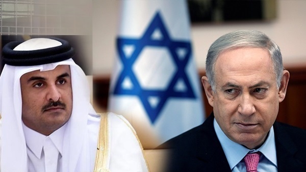 قناة عبرية تكشف عن رسالة امير النظام القطري لنتنياهو