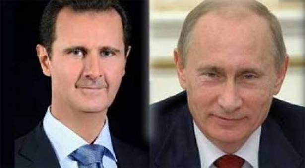 الرئيس الأسد يتلقى اتصالا هاتفيا من الرئيس بوتين ويناقشان آخر مستجدات الأوضاع السياسية في سورية