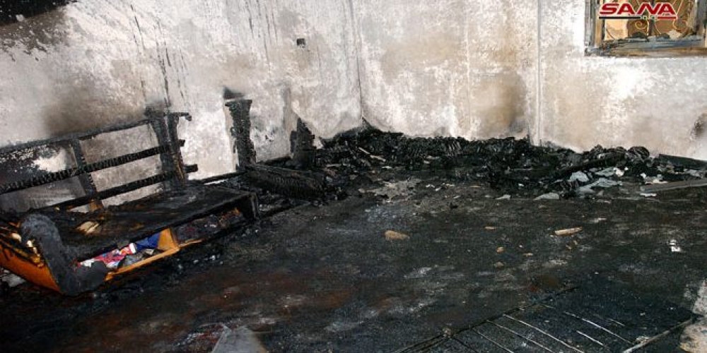 وفاة مواطن جراء حريق بمنزل في قرية ريمة حازم بالسويداء