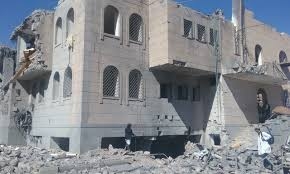  إستهداف مبنى لقوات العدوان الاماراتي في اليمن