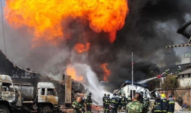 مصرع 6 أشخاص وإصابة 7 بانفجار مصنع للأسمدة الكيماوية في الصين 