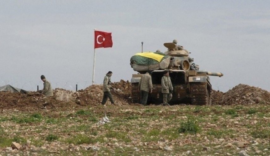  إنفجار مخزن ذخيرة في قاعدة عسكرية تركية قرب العراق - فيديو