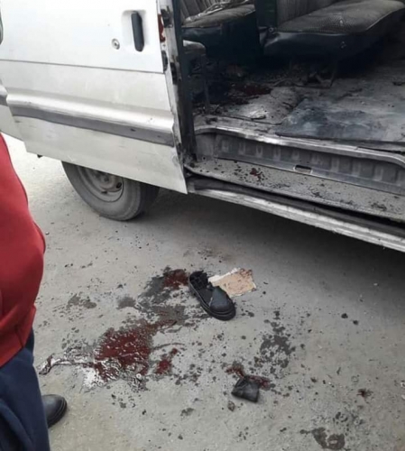 بالاسماء: 6 اصابات نتيجة انفجار قنبلة داخل حافلة نقل في منطقة الزهراء بحمص