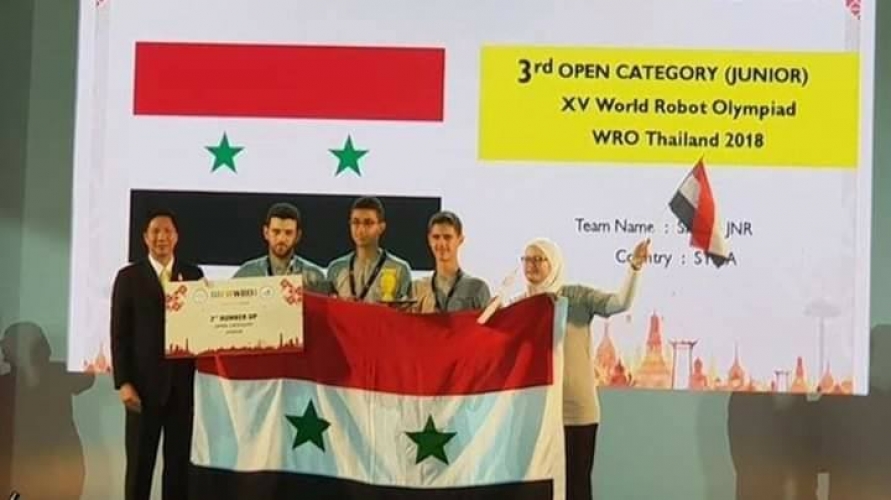  كريم بشار الأسد يحصل على جائزة عالمية