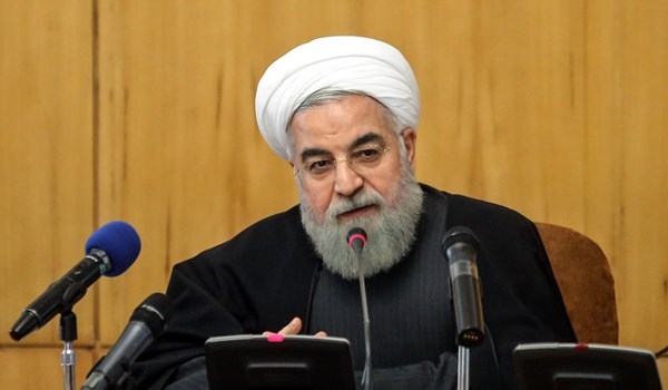 روحاني.. الشعب والحكومة الايرانية أحبطا المخططات الأمريكية