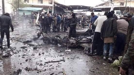 قتلى واصابات بانفجار سيارة مفخخة في عفرين بريف حلب