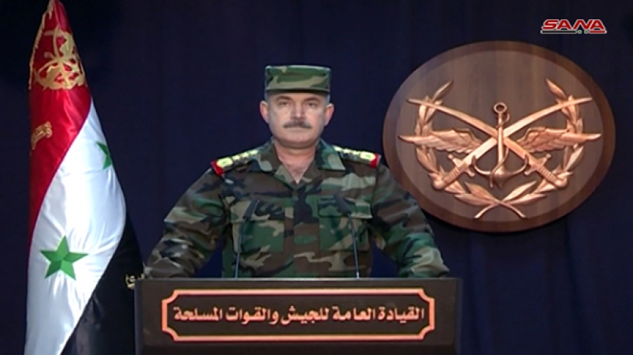 قيادة الجيش تعلن الدخول إلى منيج ورفع العلم السوري التزاما بفرض سيادة الدولة واستجابة لنداء الأهالي 