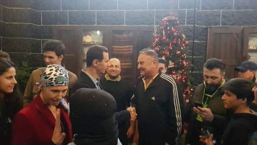 كيف استقبل أهالي طرطوس الرئيس الأسد وعائلته