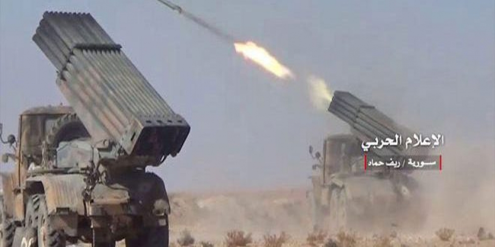 ضربات مدفعية مركزة على خروقات الإرهابيين بريف حماة الشمالي
