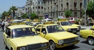 قرار بإخراج تكسي الأجرة المسجلة عام 2001 وما قبل عن العمل في دمشق