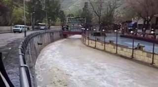 فيديو يظهر تدفق مياه مجري نهر بردى في الربوة بدمشق 