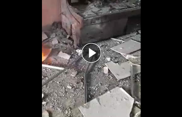 بالفيديو.. الانفجار الذي وقع في إدلب نتيجة تفجير انتحاري لنفسه في مطعم