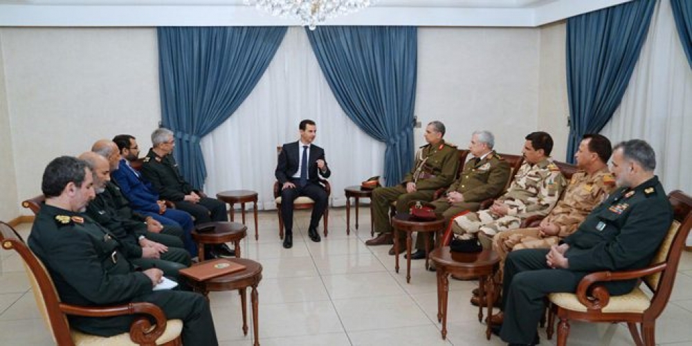  الرئيس الأسد: العلاقة التي تجمع سورية بإيران والعراق متينة تعززت في مواجهة الإرهاب ومرتزقته